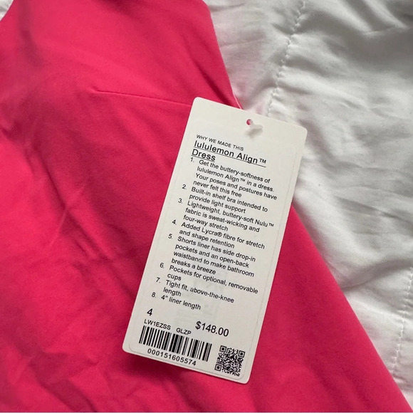 🆕💕 Lululemon Align Dress - Glaze Pink - Picture 3 of 7